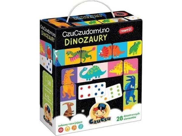 Palapeli Czuczu Domino dinosaurukset