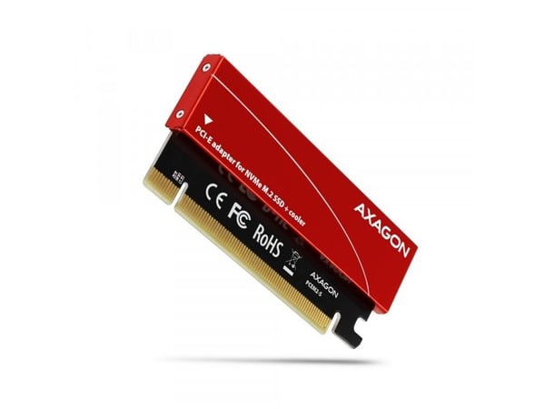 AXAGON PCEM2-S - Grensesnittsadapter - M.2 - M.2 NVMe Card - PCIe 3.0 x16