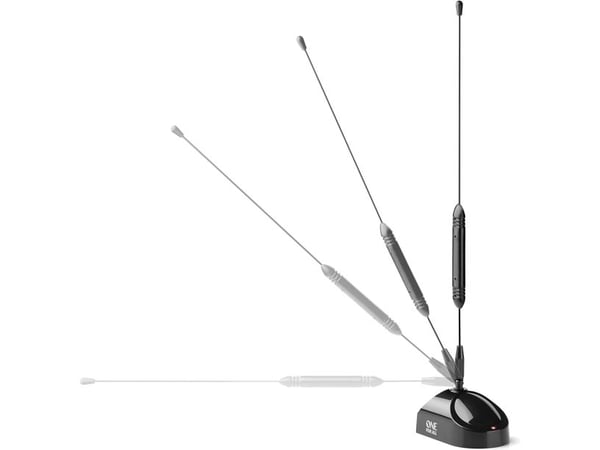 One For All SV 9311, Sisätila, Musta, 1 m, DVB-T, DVB-T2, 5000 m, 1 kpl