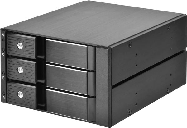 SilverStone SST-FS303-12G, avtakbar ramme (svart)
