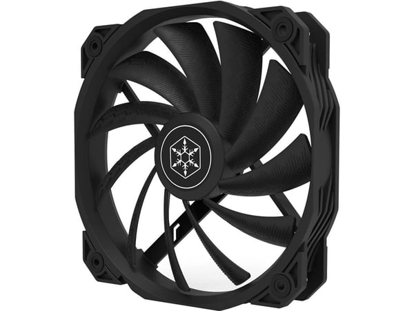 SilverStone Shark Force Lüfter, 160mm - musta