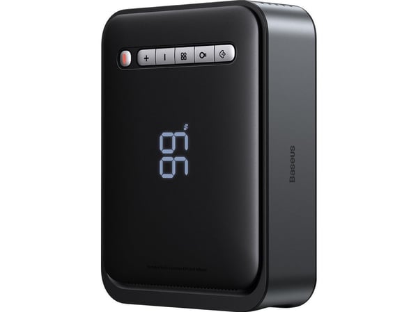 Powerbank / käynnistin + kompressori 2-in-1 Baseus Super Energy Car Jump Starter, 8000mAh, 1000A USB (musta)