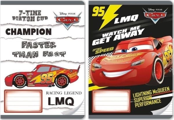 Beniamin skrivbok A5/32K linjer Cars (10 st)