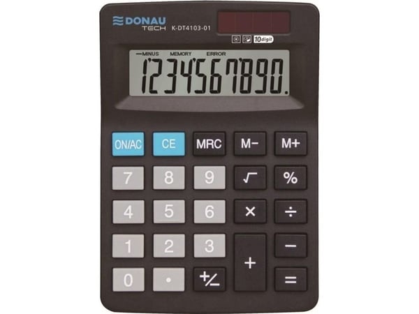 Kalkylator Donau 10-siffrig svart