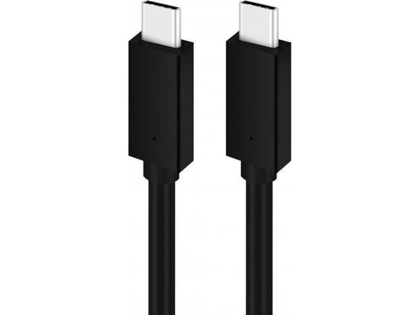 Platinet PUCC5A2B, 2 m, USB C, USB C, USB 2.0, Musta