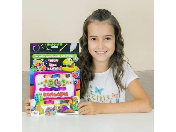 Sett med plastmasser 24 farger 70044