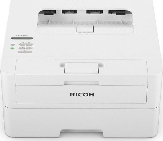 Ricoh SP 230DNw - Skriver - S/H - Dupleks - laser - A4 - 1200 x 1200 dpi - inntil 30 spm - kapasitet: 251 ark - USB 2.0, LAN, Wi-Fi(n)
