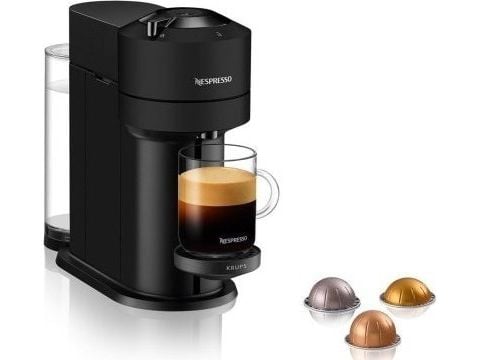 Krups Vertuo Next XN910N, Kapsel kaffemaskine, 1,1 L, Kaffekapsel, 1500 W, Sort