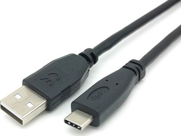 Equip 128886, 3 m, USB A, USB C, USB 2.0, 0,48 Gbit/s, Sort