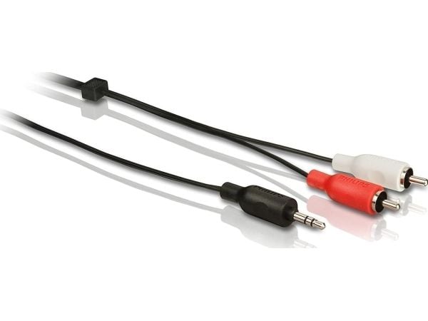 Philips SWA2520W - Lydkabel - mini-phone stereo 3.5 mm hann til RCA hann - 3 m - skjermet