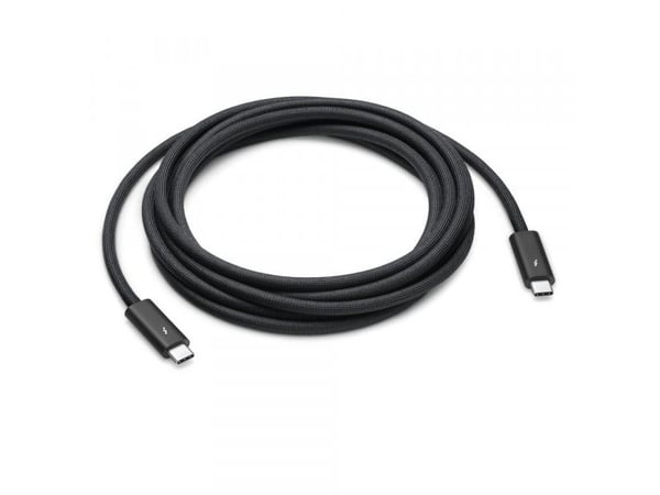 Apple Thunderbolt 4 Pro - USB-kabel - USB-C (hane) till USB-C (hane) - USB 3.1 Gen 2 / Thunderbolt 3 / Thunderbolt 4 - 3 m - stöd för kedjekoppling...