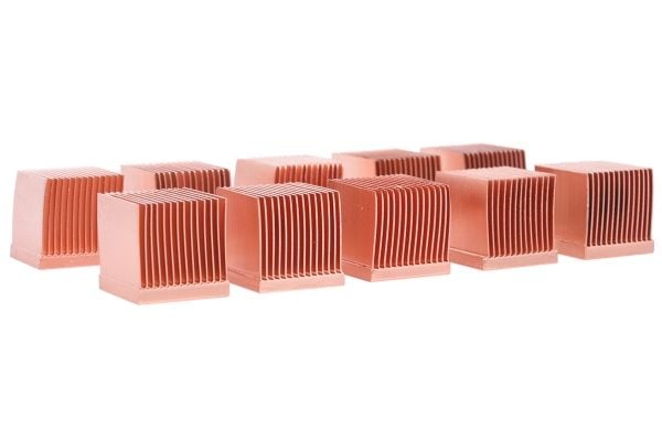 Alphacool 17427, Kjøleribbe, Kopper, Kobber, 14 mm, 14 mm, 10 stykker