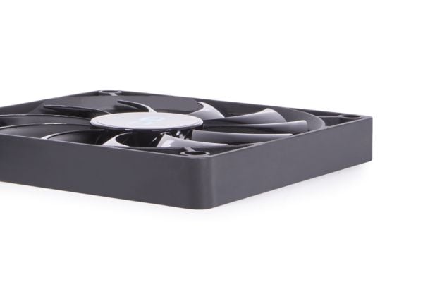 Alphacool 24833, Vifte, 12 cm, 600 RPM, 1800 RPM, Sort