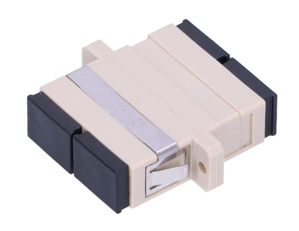 Extralink ADAPTER SC/PC SC/UPC MM DUPLEX - Adapter, SC/UPC, Naaras/naaras, Harmaa, Monitila