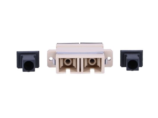 Extralink ADAPTER SC/PC SC/UPC MM DUPLEX - Adapter, SC/UPC, Naaras/naaras, Harmaa, Monitila