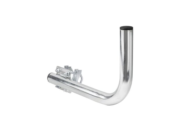 Extralink B300 BALCONY HANDLE WITH U-BOLTS M8 PRAWY, Rustfritt stål, Vinkelbrakett, 12 kg, Stål, Generelle formål, Sinkbelegg