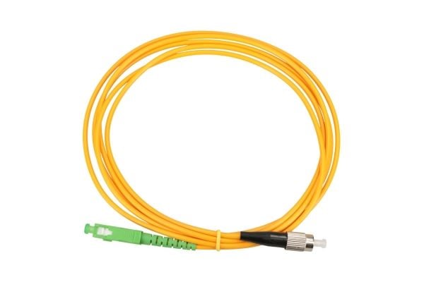 Extralink PATCHCORD SC/APC-FC/UPC SM G.657A1 SIMPLEX 3.0MM 2M, 2m, FTTH, G.657.A1, SC/APC, FC/UPC