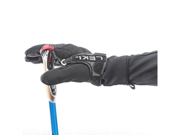 LEKI CC 450, Langrenn, 160 cm, Voksen, Unisex, Sort, Blå, Hvit, Karbon