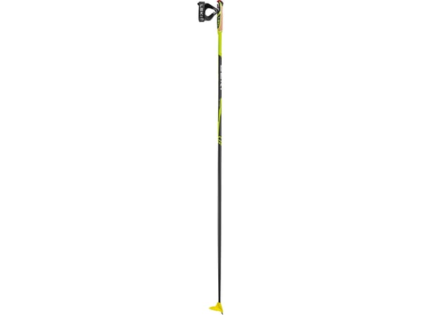 LEKI CC 450, Langrenn, 165 cm, Voksen, Unisex, Sort, Hvit, Gult, Karbon