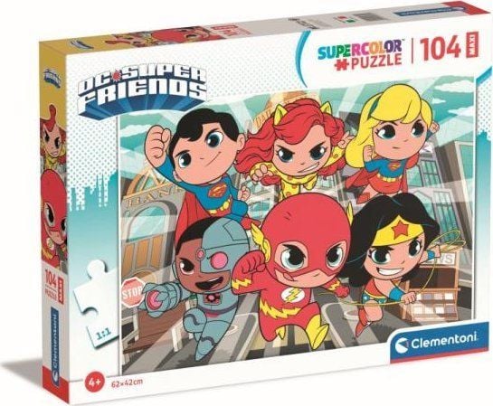 CLE puslespill 104 maxi SuperColor SpiderMan 25720