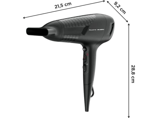 Rowenta X KARL LAGERFELD CV581L, DC, Svart, Hengeløkke, 1,8 m, China, 2300 W