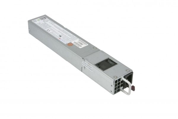 Supermicro PWS-706P-1R - Strømforsyning - redundant (plug-in modul) - 80 PLUS Platinum - AC 100-140/200-240 / DC 200-240 V - 750 watt - PFC - 1U