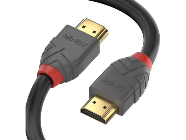 Lindy 36953, 2 m, HDMI Type A (Standard), HDMI Type A (Standard), 3D, 48 Gbit/s, Svart
