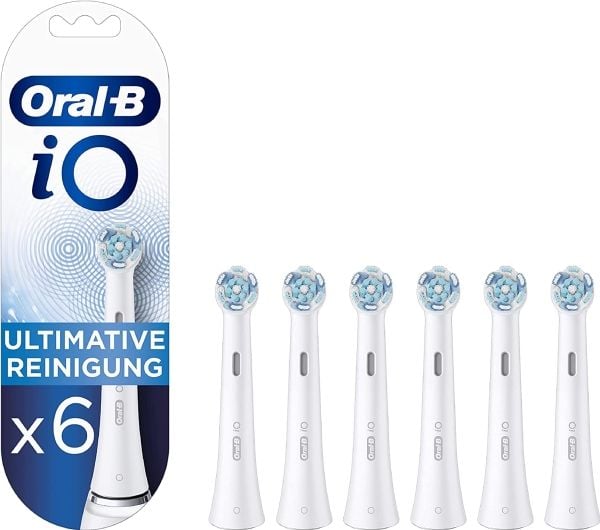 Oral-B iO Series Ultimate Clean - Valkoiset hammasharjan päät - 6 kpl