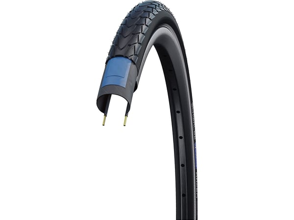 Schwalbe Marathon Racer, 28", Bybruk/eventyr, Tubeless Ready, Folding bead, Sort, 45 - 85 psi