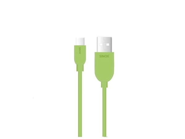 Sinox i-Media - USB-kabel - USB-type A (hann) til 24 pin USB-C (hann) - USB 3.0 - 2 m - grønn