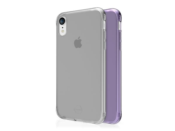 ITSKINS NANO DUO cover til iPhone XR®. Lys lilla og gennemsigtig