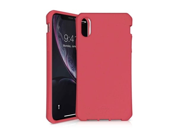 ITSKINS FERONIABIO // TERRA - Baksidedeksel for mobiltelefon - Impactane Bio - rød - 6.1" - for Apple iPhone XR