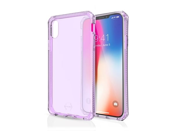 ITSKINS SPECTRUM CLEAR-skal till iPhone XR®. Lila
