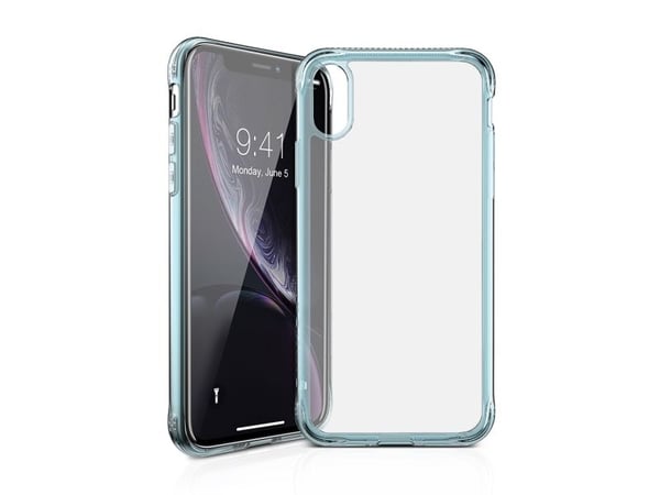 ITSKINS NANO // ICE - Baksidedeksel for mobiltelefon - polykarbonat, termoplast-polyuretan (TPU), Impacthane - gjennomsiktig, lys blå, krystallklar...