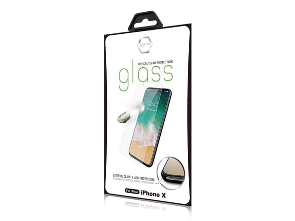 ITSKINS APHX-GLSFP-TRSP, Apple, iPhone XS, Iskunkestävä, Naarmuuntumisenkestävä, Putoamisenkestävä, Läpinäkyvä, 1 kpl