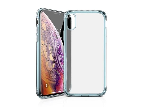 ITSKINS NANO ICE, Border, Apple, iPhone X, 14,7 cm (5.8"), Lyseblå, Gjennomsiktig