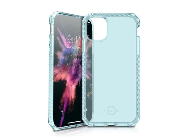 ITSKINS SPECTRUM CLEAR cover til iPhone 11 Pro / XS / X®. Lyseblå