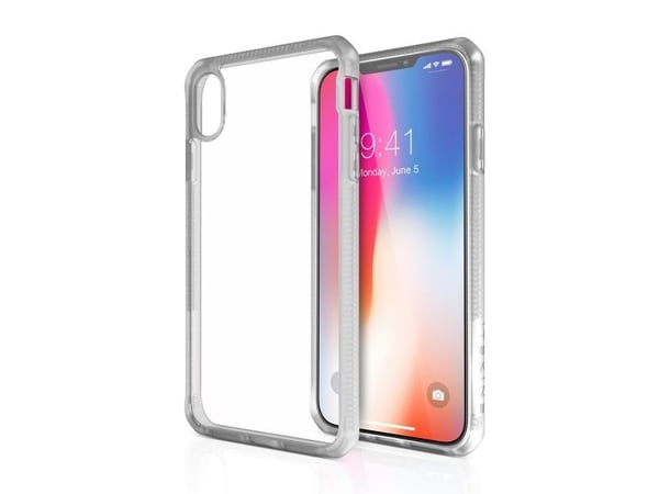 ITSKINS HybridFrost, Suojus, Apple, iPhone Xs Max, 16,5 cm (6.5"), Läpinäkyvä