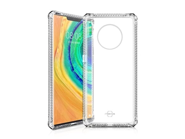 ITSKINS HYBRID // CLEAR - Baksidedeksel for mobiltelefon - optical-grade polycarbonate - gjennomsiktig - for Huawei Mate 30 Pro