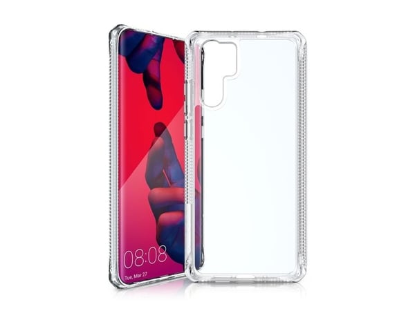 ITSKINS HYBRID // CLEAR - Baksidedeksel for mobiltelefon - polykarbonat - gjennomsiktig - for Huawei P30 Pro