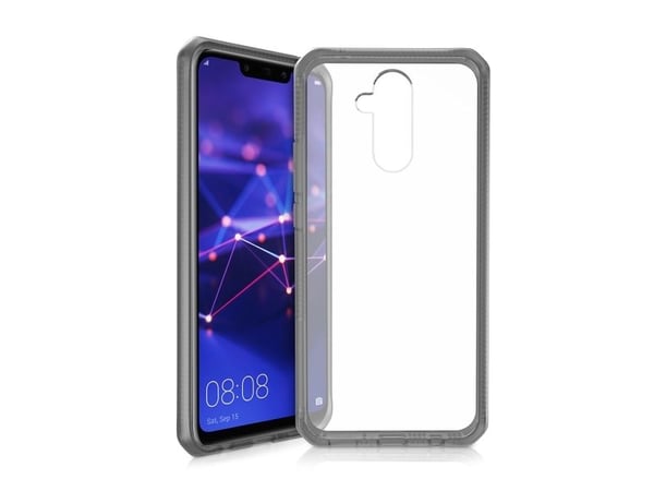 ITSKINS HYBRID // FROST MKII - Baksidedeksel for mobiltelefon - polykarbonat - svart, gjennomsiktig - for Huawei Mate 20 Lite