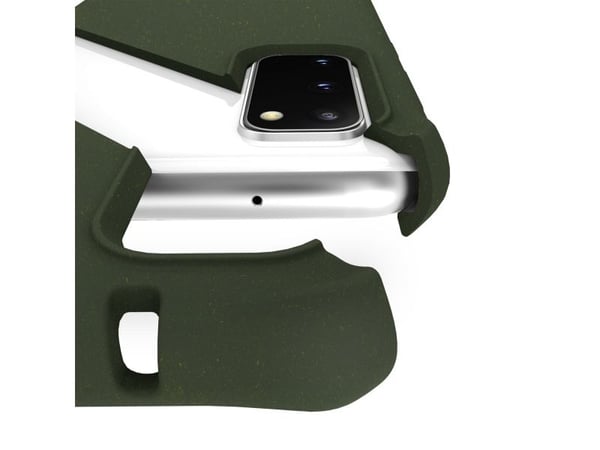ITSKINS Feronia Bio - Bakdeksel for mobiltelefon - bioplast - khaki - for Samsung Galaxy S20, S20 5G