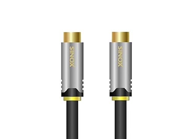 Sinox HD Premium - Antennekabel - 5 m - skjermet - 90°-dreiekontakt