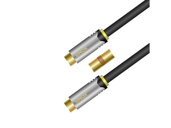 Sinox HD Premium Digital TV antenni - Antennekabel - IEC-forbindelse han til IEC-forbindelse hun - 1.5 m - koaksialinen