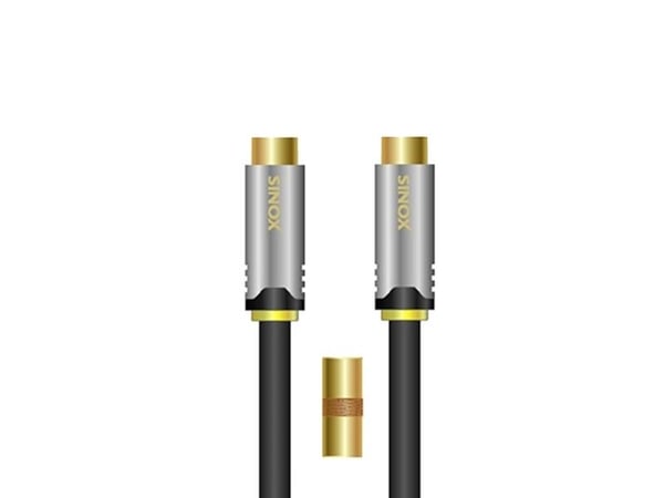 Sinox HD Premium Digital TV antenni - Antennekabel - IEC-forbindelse han til IEC-forbindelse hun - 1.5 m - koaksialinen