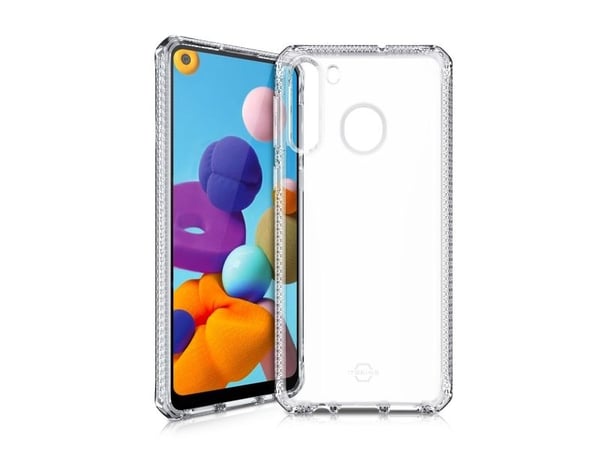 ITSKINS SPECTRUM CLEAR cover til Samsung Galaxy A21s (EUR Vers)®. Gennemsigtig