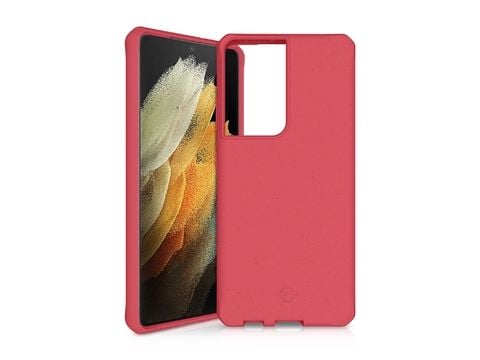 ITSKINS FERONIABIO cover til Samsung Galaxy S21 Ultra 4G / 5G®. Rød