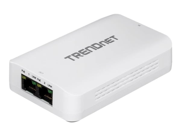 TRENDnet TPE-BE200 - Nettverksutvider - 1GbE - 2 porter - opp til 200 m - TAA-samsvar