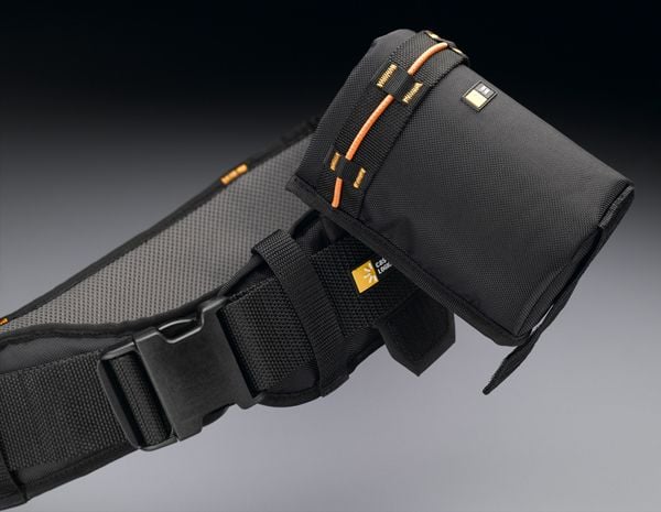Case Logic SLR Accessory - Bältesväska för lins - nylon - grå, svart