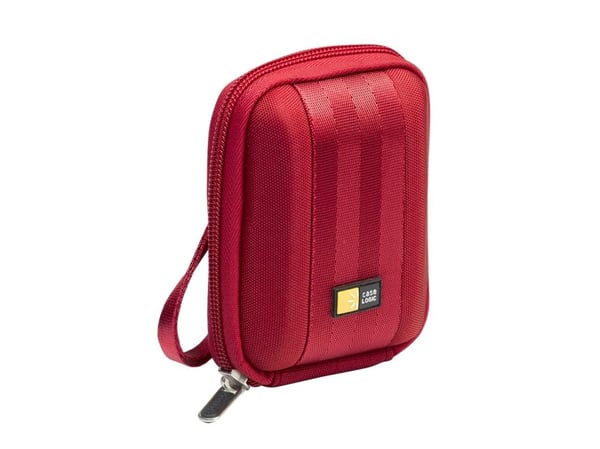 Case Logic Compact Camera Case QPB201 - Eske for kamera - polyester, støpt EVA - rouge